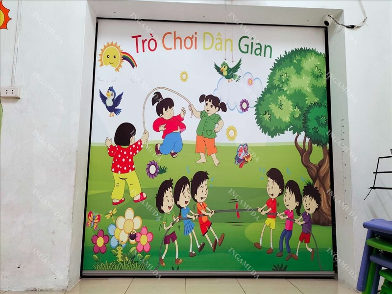 Mẫu thực tế thi công tại lớp học