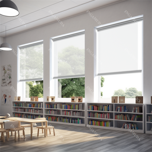 Rèm cuốn tranh cản sáng cản nhiệt cho lớp học và trường học