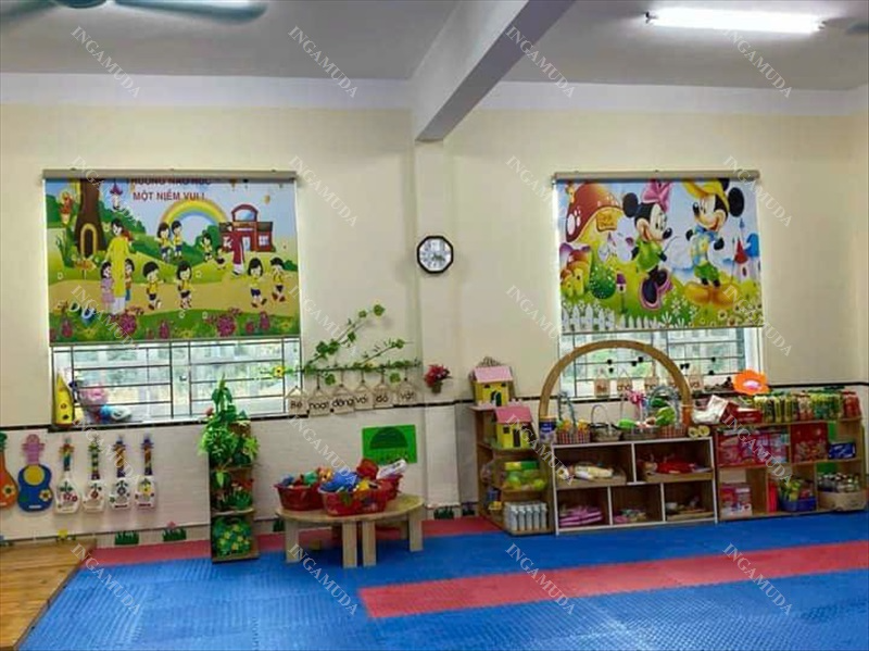 Mẫu thi công thực tế tại trường học - In ấn và sản xuất theo yêu cầu