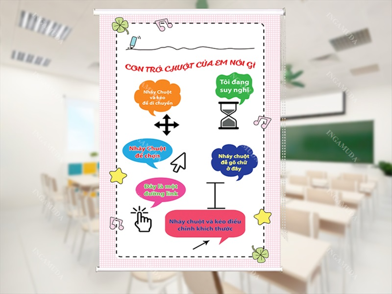 Rèm cuốn tranh giúp bé phát triển tư duy và nhận thức hơn