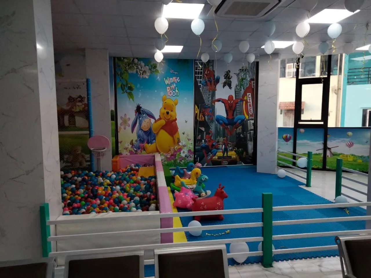 Mẫu thi công thực tế tại trung tâm tiêm chủng - Lắp đặt thi công tại xưởng in Gamuda