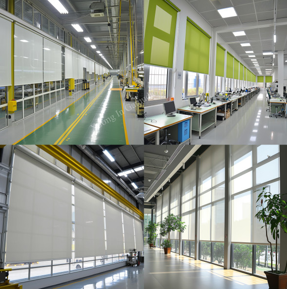 Rèm cuốn in logo thương hiệu co các công ty, nhà máy, thương hiệu