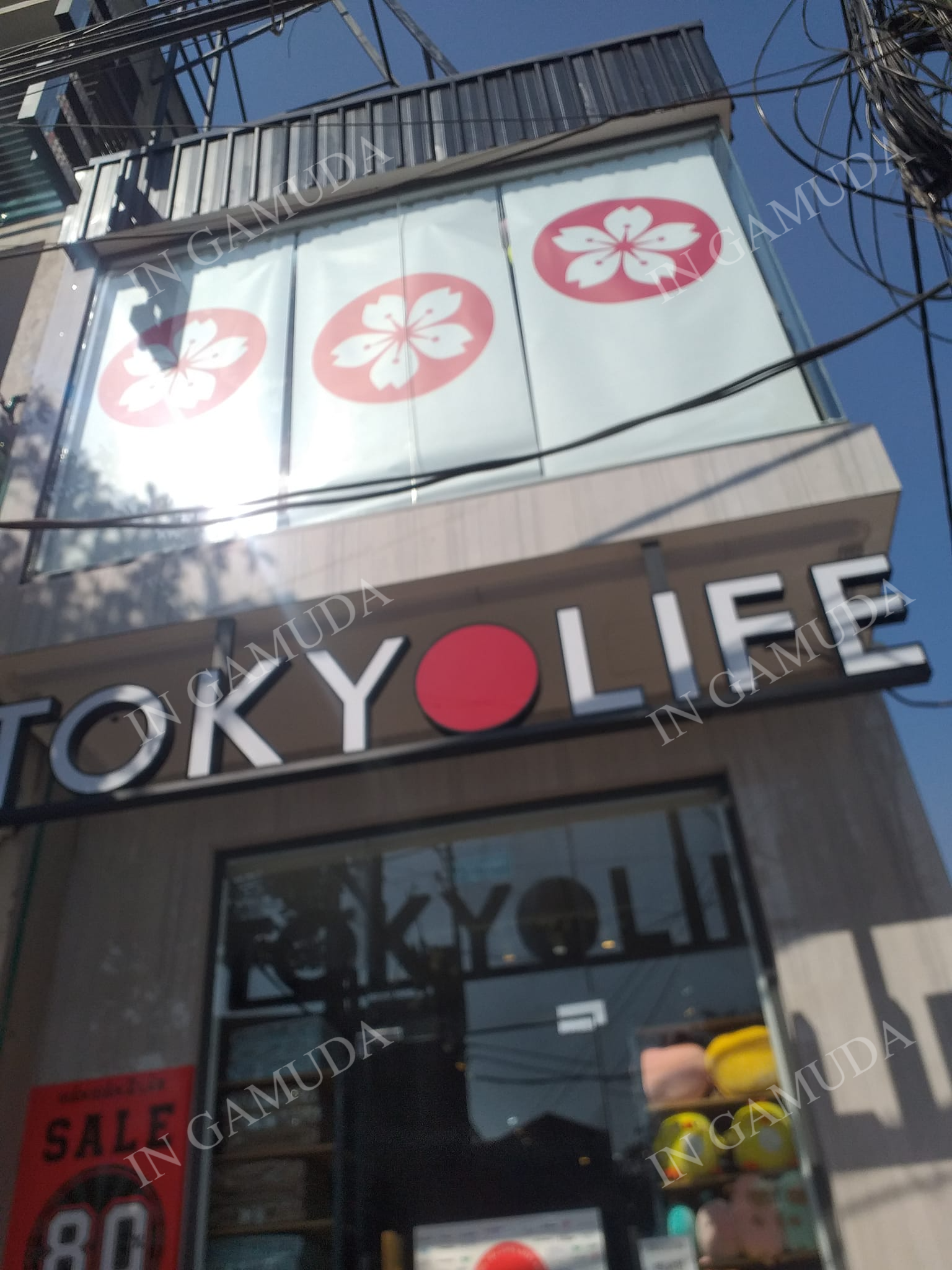 Rèm cuốn in logo thương hiệu cửa Tokyolife