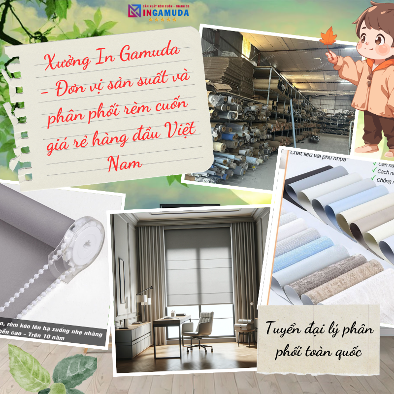 Rèm Cuốn Tranh Giải Pháp Trang Trí Không Gian Sang Trọng – In Ấn Và Sản Xuất Giá Rẻ Tại Xưởng In Gamuda – Đơn Vị Phân Phối Số 1 Rèm Cuốn Tranh Trên Thị Trường