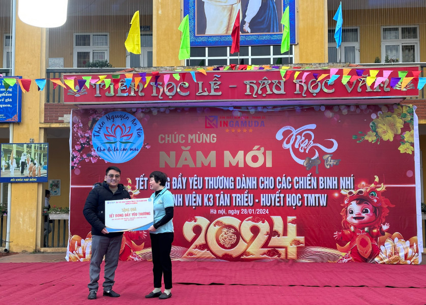 TẾT YÊU THƯƠNG – Tập Thể Xưởng In Gamuda Ủng Hộ Bếp An Yên Thực Hiện Chương Trình Cho Các Cháu Bệnh Nhi Viện K Tân Triều và Huyết Học TMTW