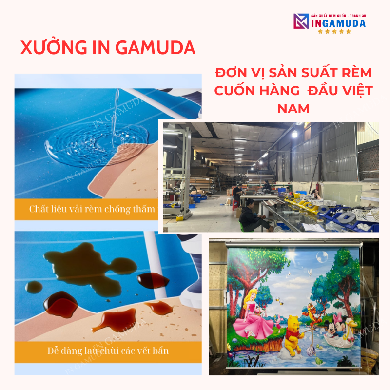 Rèm Cuốn In Tranh Cho Trường Học – Xưởng In Gamuda Chuyên Sản Xuất Và Phân Phối Rèm Cuốn Tranh Số 1 Việt Nam