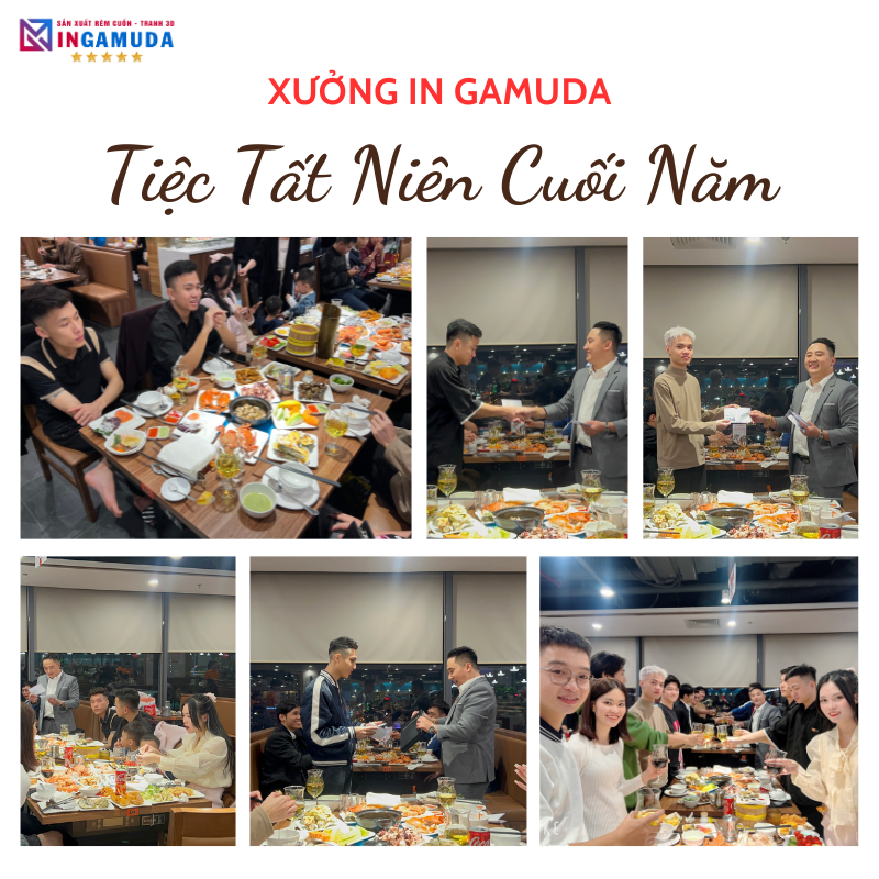 Tại Xưởng in Gamuda, Buổi Tất Niên Kết Thúc Năm 2023 Đã Diễn Ra Trong Không Khí Hân Hoan Và Phấn Khởi Của Anh Chị Em trong Công Ty Và Các Đại Lý