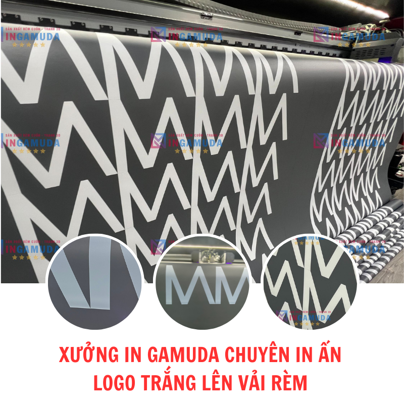 In Logo Trắng Lên Vải Rèm – Công Nghệ In UV Mực Trắng Cao Cấp Lên Mọi Chất Liệu Vải Rèm Tại Xưởng In Gamuda – Chuyên Gia Số 1 Về Công Nghệ In Ấn Lên Vải Rèm Với Mọi Yêu Cầu Khó – Công Nghệ In Logo Trắng Được Sản Xuất Tại Xưởng In Gamuda Có Nhiều Năm Kinh Nghiệm