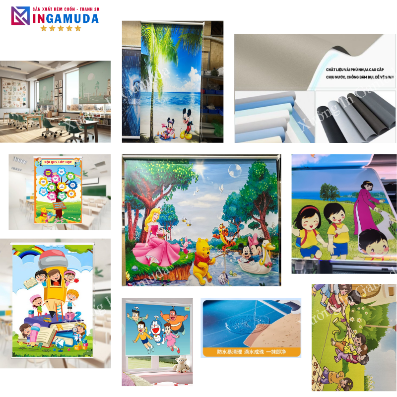 Rèm Cuốn Cho Trường Học Những Mẫu Rèm Cuốn Tranh Cho Trường Học Trang Trí Lớp Học Đẹp Nhất Được Lựa Chọn Trong Năm 2024