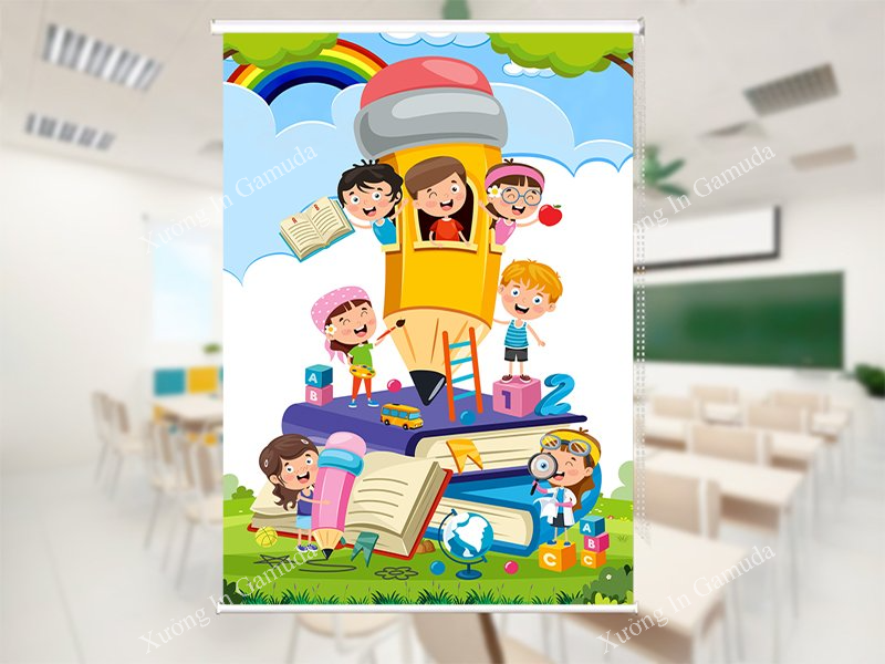 Rèm Cuốn Cho Trường Học Những Mẫu Rèm Cuốn Tranh Cho Trường Học Trang Trí Lớp Học Đẹp Nhất Được Lựa Chọn Trong Năm 2024