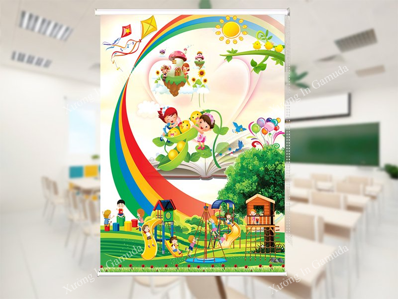 Rèm Cuốn Cho Trường Học Những Mẫu Rèm Cuốn Tranh Cho Trường Học Trang Trí Lớp Học Đẹp Nhất Được Lựa Chọn Trong Năm 2024