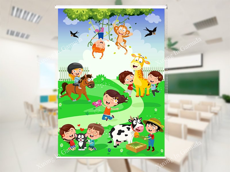 Rèm Cuốn Cho Trường Học Những Mẫu Rèm Cuốn Tranh Cho Trường Học Trang Trí Lớp Học Đẹp Nhất Được Lựa Chọn Trong Năm 2024