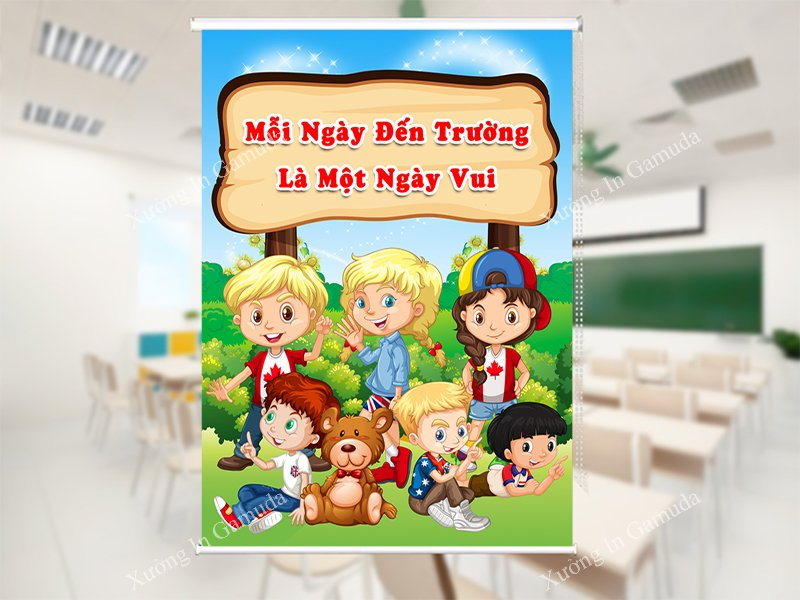 Rèm Cuốn Cho Trường Học Những Mẫu Rèm Cuốn Tranh Cho Trường Học Trang Trí Lớp Học Đẹp Nhất Được Lựa Chọn Trong Năm 2024