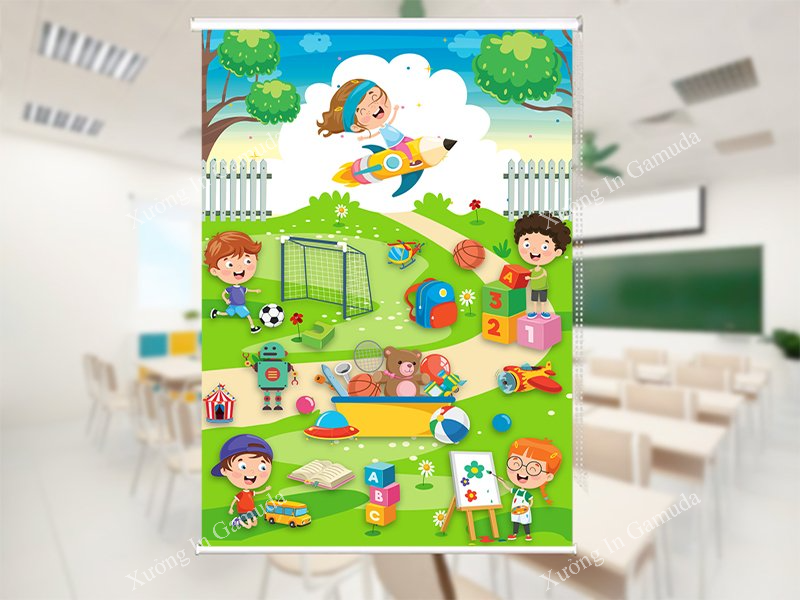Rèm Cuốn Cho Trường Học Những Mẫu Rèm Cuốn Tranh Cho Trường Học Trang Trí Lớp Học Đẹp Nhất Được Lựa Chọn Trong Năm 2024