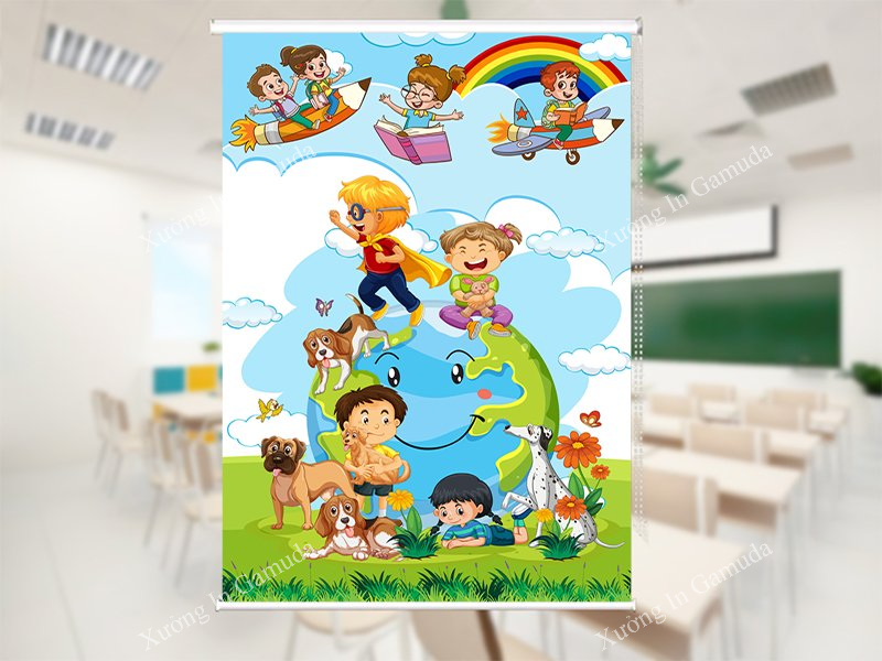 Rèm Cuốn Cho Trường Học Những Mẫu Rèm Cuốn Tranh Cho Trường Học Trang Trí Lớp Học Đẹp Nhất Được Lựa Chọn Trong Năm 2024