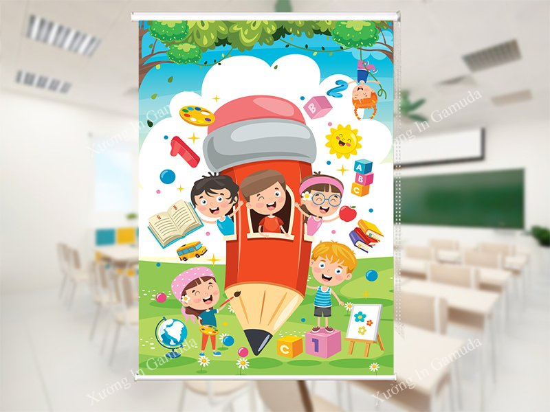 Rèm Cuốn Cho Trường Học Những Mẫu Rèm Cuốn Tranh Cho Trường Học Trang Trí Lớp Học Đẹp Nhất Được Lựa Chọn Trong Năm 2024