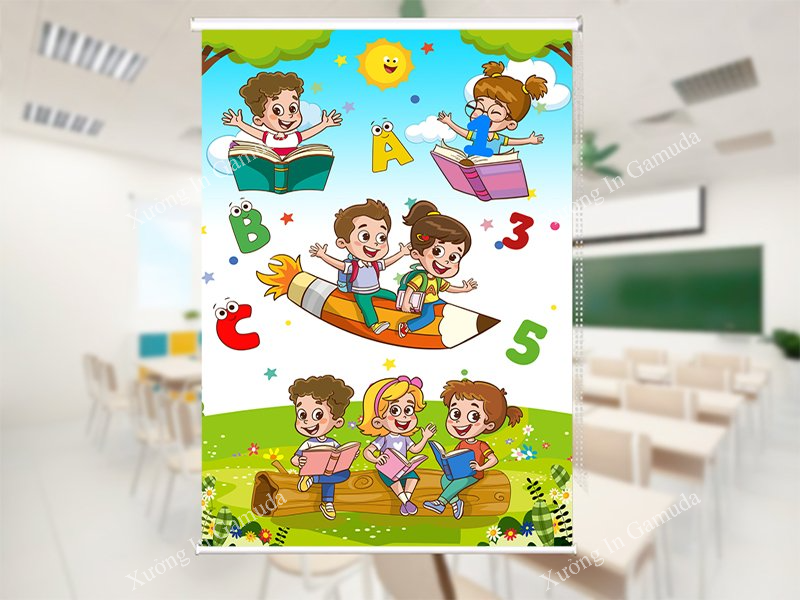 Rèm Cuốn Cho Trường Học Những Mẫu Rèm Cuốn Tranh Cho Trường Học Trang Trí Lớp Học Đẹp Nhất Được Lựa Chọn Trong Năm 2024