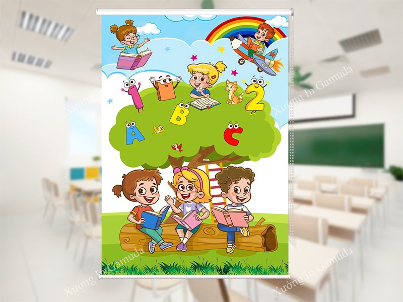 Rèm Cuốn Cho Trường Học Những Mẫu Rèm Cuốn Tranh Cho Trường Học Trang Trí Lớp Học Đẹp Nhất Được Lựa Chọn Trong Năm 2024