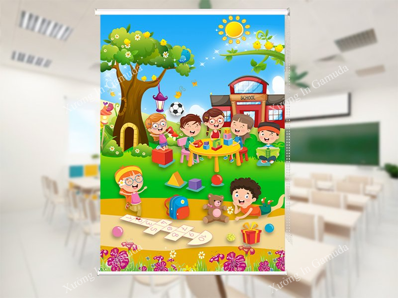 Rèm Cuốn Cho Trường Học Những Mẫu Rèm Cuốn Tranh Cho Trường Học Trang Trí Lớp Học Đẹp Nhất Được Lựa Chọn Trong Năm 2024