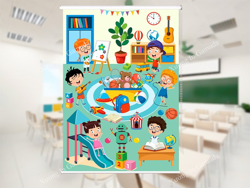 Rèm Cuốn Cho Trường Học Những Mẫu Rèm Cuốn Tranh Cho Trường Học Trang Trí Lớp Học Đẹp Nhất Được Lựa Chọn Trong Năm 2024