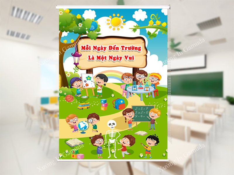 Rèm Cuốn Cho Trường Học Những Mẫu Rèm Cuốn Tranh Cho Trường Học Trang Trí Lớp Học Đẹp Nhất Được Lựa Chọn Trong Năm 2024