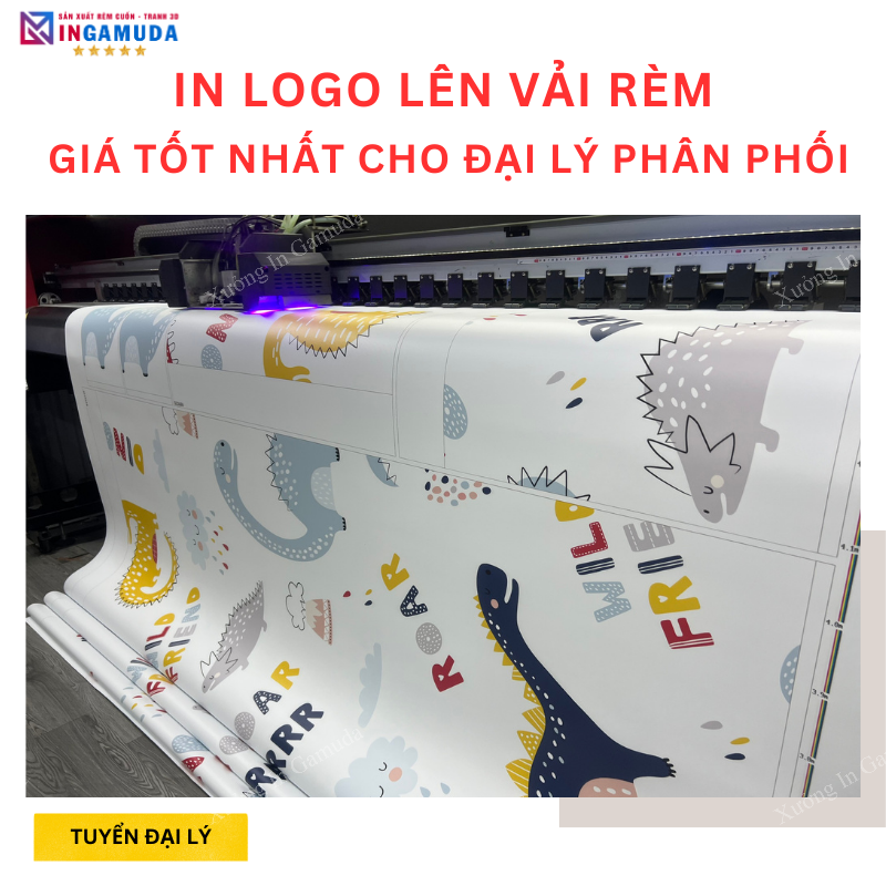 In Logo Lên Rèm Cuốn Xưởng In Lên Vải Rèm Số 1 Việt Nam – Giá Tốt Nhất Cho Đại Lý Phân Phối