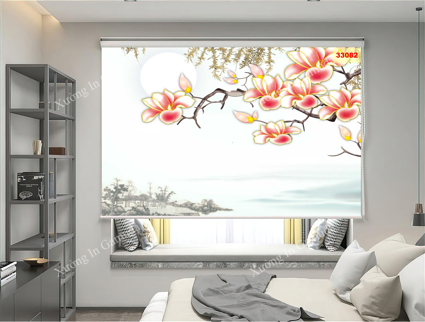 Rèm In Tranh Họa Tiết Indochine Hoa Lan Thu Hút Những Nguồn Năng Lực Tích Cực