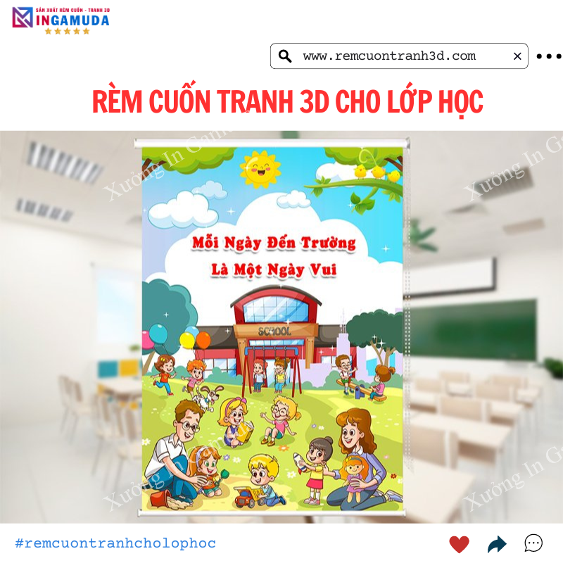 Tổng Hợp Các Mẫu Rèm Cuốn Tranh 3D Cho Lớp Học Đẹp Nhất Cho Năm Học 2024-2025 Với Nhiều Chủ Đề Trang Trí Tại Lớp Học Giá Xưởng Sản Xuất Tốt Nhất Cho Công Trình