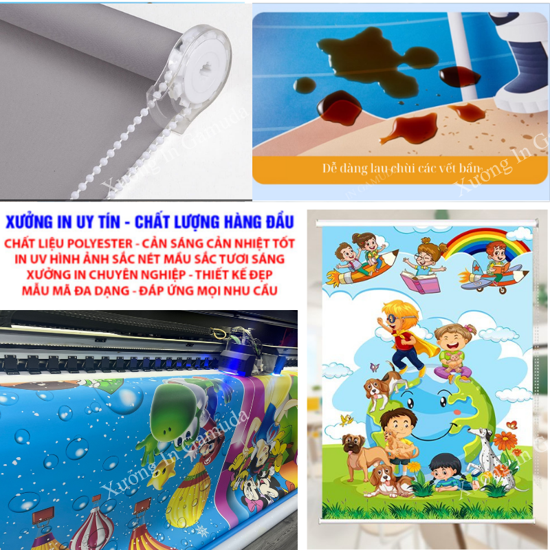 Rèm Cuốn Cho Lớp Học In Hình Ảnh Đẹp Các Mẫu Rèm Tranh Cho Trường Học Độc Đáo Và Ấn Tượng Nhất Năm Học 2024 Tại Xưởng In Gamuda