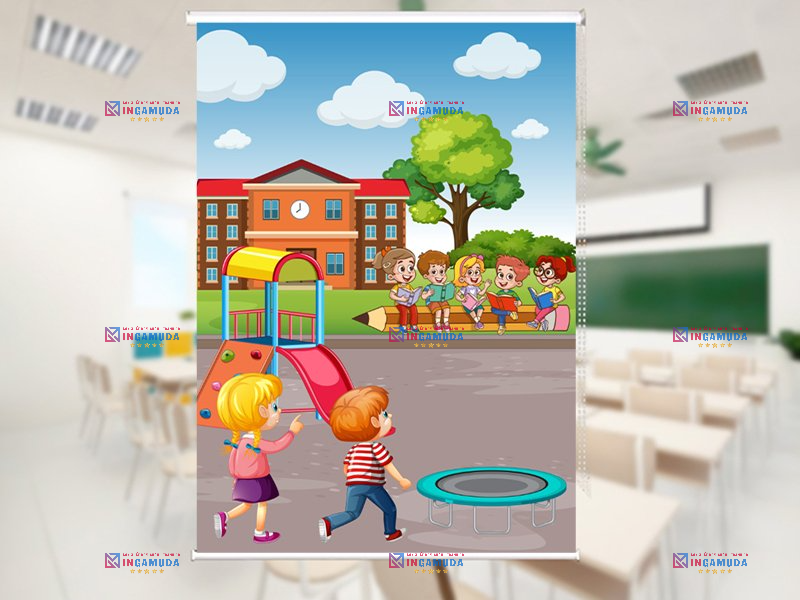 Rèm Cuốn Cho Trường Học Lựa Chọn Các Mẫu Rèm Cuốn Đẹp Nhất Độc Quyền Tại Xưởng In Gamuda Năm Học 2024-2025