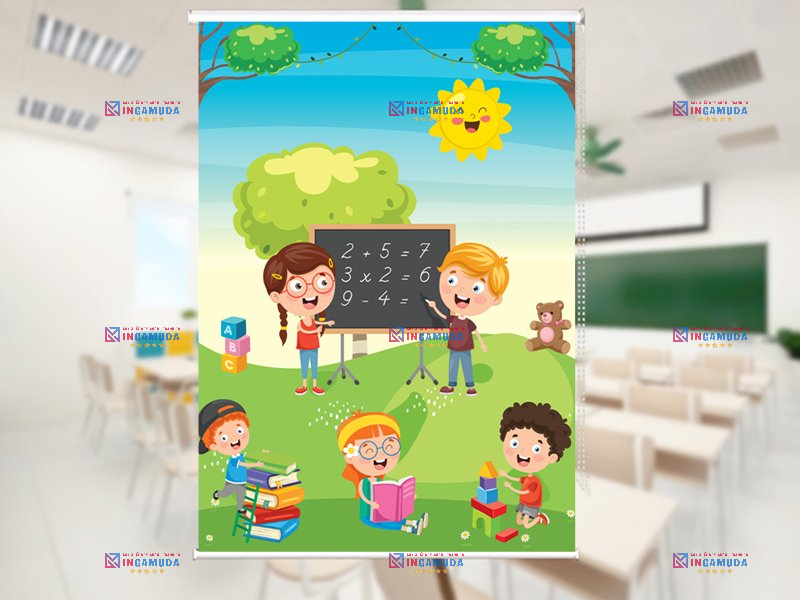 Rèm Cuốn Cho Trường Học Lựa Chọn Các Mẫu Rèm Cuốn Đẹp Nhất Độc Quyền Tại Xưởng In Gamuda Năm Học 2024-2025