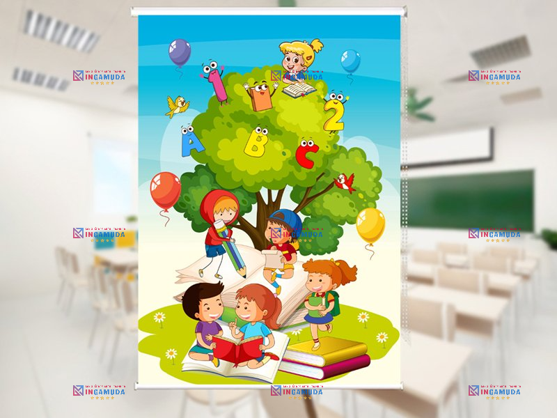 Rèm Cuốn Cho Trường Học Lựa Chọn Các Mẫu Rèm Cuốn Đẹp Nhất Độc Quyền Tại Xưởng In Gamuda Năm Học 2024-2025