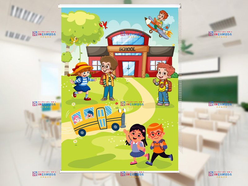 Rèm Cuốn Cho Trường Học Lựa Chọn Các Mẫu Rèm Cuốn Đẹp Nhất Độc Quyền Tại Xưởng In Gamuda Năm Học 2024-2025
