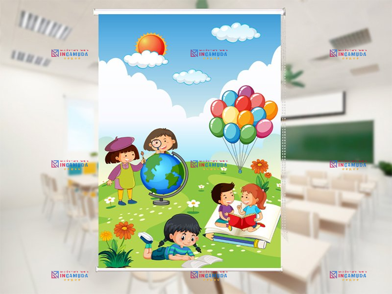 Rèm Cuốn Cho Trường Học Lựa Chọn Các Mẫu Rèm Cuốn Đẹp Nhất Độc Quyền Tại Xưởng In Gamuda Năm Học 2024-2025