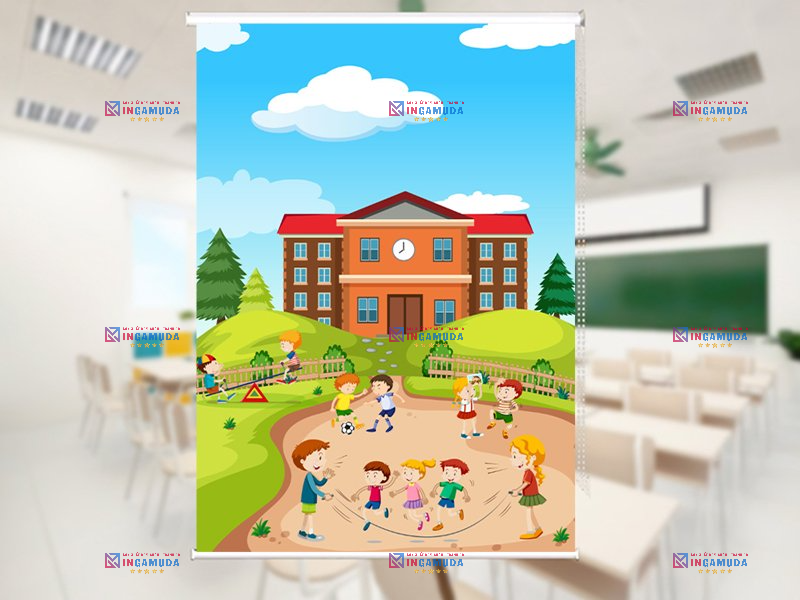 Rèm Cuốn Cho Trường Học Lựa Chọn Các Mẫu Rèm Cuốn Đẹp Nhất Độc Quyền Tại Xưởng In Gamuda Năm Học 2024-2025