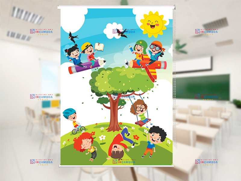 Các Mẫu Rèm Cuốn Tranh Cho Trường Học Đẹp Nhất Với Nhiều Mẫu Lựa Chọn Phù Hợp Cho Trường Lớp Năm Học 2024-2025 Sản Xuất Độc Quyền Tốt Nhất Tại Xưởng In Gamuda
