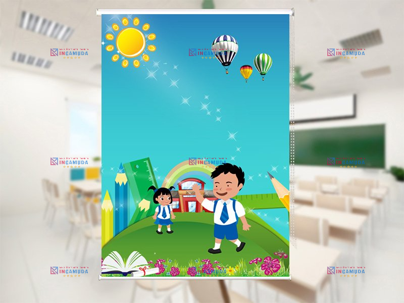 Các Mẫu Rèm Cuốn Tranh Cho Trường Học Đẹp Nhất Với Nhiều Mẫu Lựa Chọn Phù Hợp Cho Trường Lớp Năm Học 2024-2025 Sản Xuất Độc Quyền Tốt Nhất Tại Xưởng In Gamuda